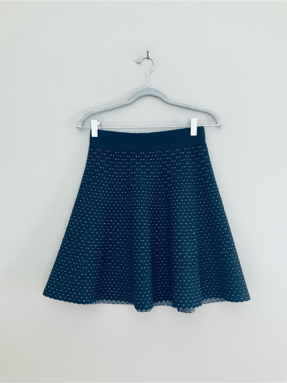Ann Taylor, Blue & White, Speckled Skirt